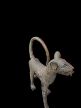Load image into Gallery viewer, 1- Medium Royal Leopard of the Benin Kingdom – Ceremonial Lost-Wax Bronze Sculpture