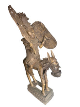 Load image into Gallery viewer, Big Royal Horseman in Bronze – Benin City Art