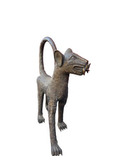 Load image into Gallery viewer, 1- Medium Royal Leopard of the Benin Kingdom – Ceremonial Lost-Wax Bronze Sculpture