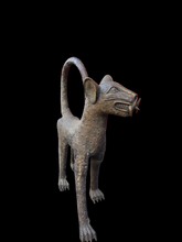 Load image into Gallery viewer, 1- Medium Royal Leopard of the Benin Kingdom – Ceremonial Lost-Wax Bronze Sculpture