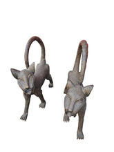 Load image into Gallery viewer, 1- Medium Couple Royal Leopard of the Benin Kingdom – Ceremonial Lost-Wax Bronze Sculpture
