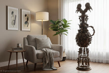 Load image into Gallery viewer, Large Ritual Bronze Sculpture – Tikar (Cameroon )
